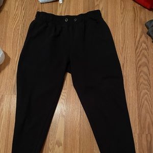 Black joggers